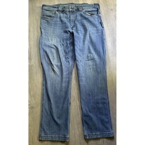 Men's Duluth Trading Co Ballroom Double Flex Carpenter Jeans 38x32 Standard Fit
